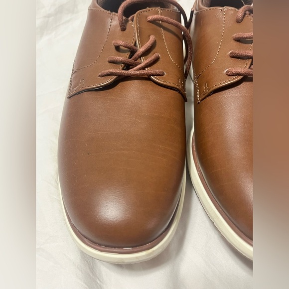 Goodfellow Brown Leather Men's Shoes Size 8 NWT - Picture 2 of 12